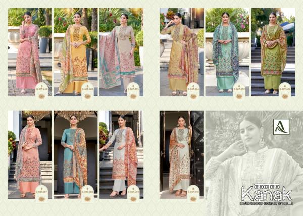 Alok Kanak Fancy Cotton Digital Printed Dress Materials